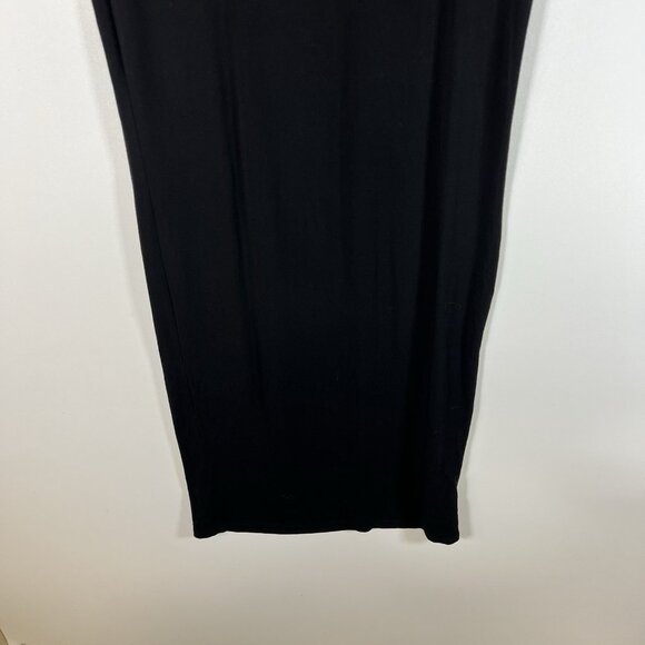 STORQ Maternity Postpartum T Shirt Dress Short Sleeve Stretch Black Size 1 US XS - Picture 4 of 7